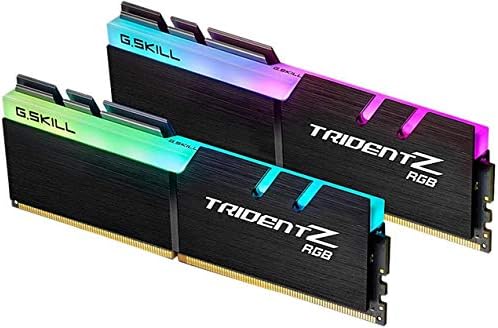 G.Skill Trident Z RGB Series 32GB (2 x 16GB) 288-Pin SDRAM (PC4-25600) DDR4 3200 CL16-18-18-38 1.35V Dual Channel Desktop Memory Model F4-3200C16D-32GTZR