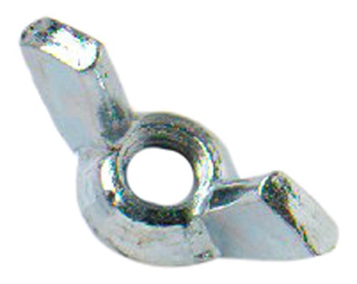 BH51670 Wing Nut M6-Bright Zinc Plated, Silver Tone, 15 Piece