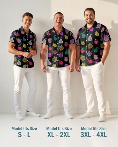 Image of 99TIMORO Movie Characters Hawaiian Shirt for Men Short Sleeve Top