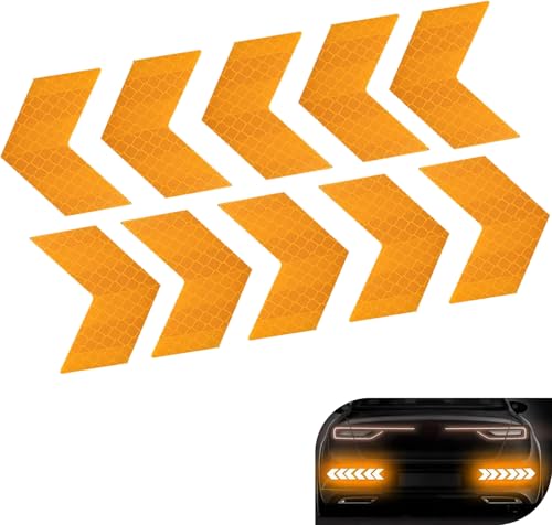 MOXRUQ 10 PCS Reflective Stickers, 1.97