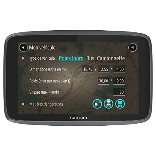 TomTom GPS Poids Lourds GO Professional 520 - 5 pouces, Cartographie Europe 49, Trafic via Smartphone