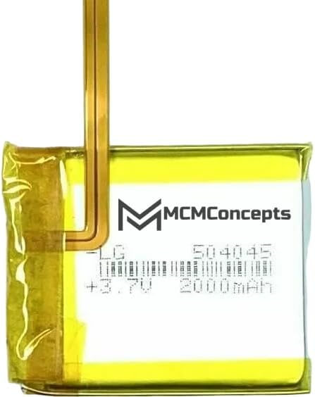 MCMConcepts 2000mAh Square Battery Replacement for iPod Video/Classic Thin 5th-7th Gen