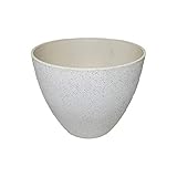Exaco Trading Company Medium Large Planter, Speckled White