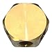 Interstate Pneumatics FPM44R Brass Flat Hex Manifold - 3 Way Outlets 1/4 Inch NPT Female