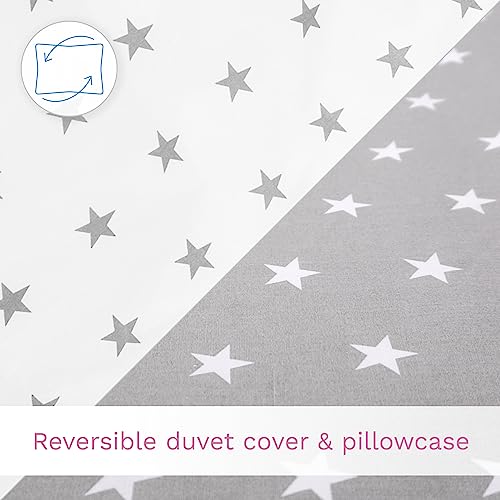 2-teiliges Baby Kinder Bettbezug 80 x 70 cm mit Kopfkissenbezug - Muster 21