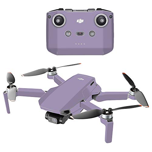 MightySkins Compatible with DJI Mini 2 Portable Drone - Solid Lavender | Protective, Durable, and Unique Vinyl Decal wrap Cover | Easy to Apply, Remove, and Change Styles | Made in The USA