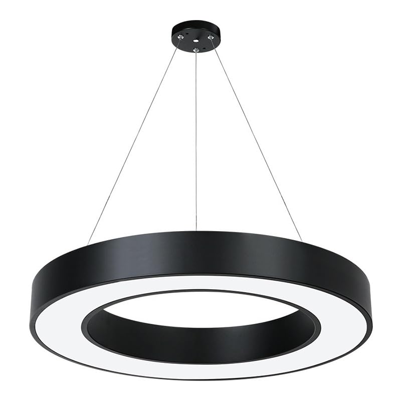 Suspension de style industriel moderne et lustre en fer pour l'éclairage de bureau
