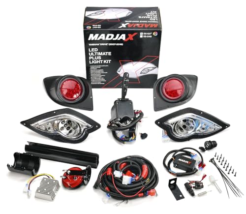 MADJAX Ultimate Plus LED Light Kit for Yamaha G29/Drive Golf Cart Models | Compatible with 2007-2016 Drive & Concierge 4 Models