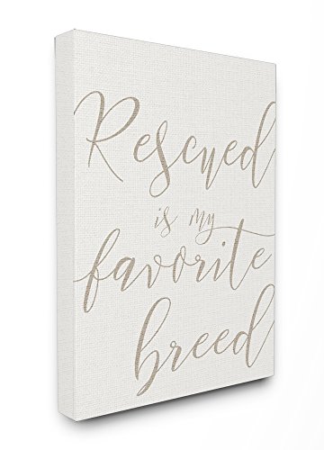 Stupell Industries Rescued Is My Favorite Breed Pet XXL Stretched Canvas Wall Art, Proudly Made in USA