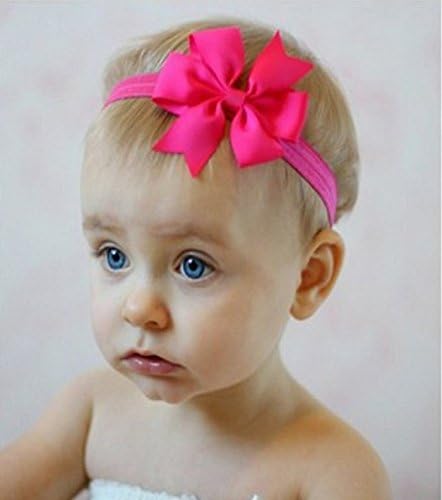 Toptim Baby Headbands Turban Knotted, Girl's Hairbands for Newborn,Toddler and Childrens (0-5 Years, Multicoloured 3)