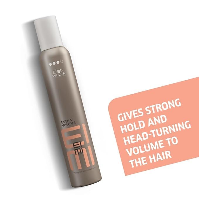 Miniatura 2 de EIMI Extra Volume Strong Hold Volumizing Hair Mousse  10.1 fl oz  Volumizador de cabello con protección térmica y brillo
