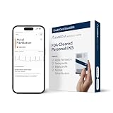 KardiaMobile Card Credit-Card Sized EKG, Medical-Grade & FDA-Cleared Personal Heart Monitor, Bluetooth Enabled, On-The-Go Check-Up Anywhere, Compatible with Most Smartphones, No Subscription Required