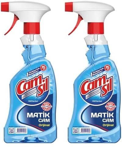 Cam Sil Camsil Orjinal Mavi 500Ml Matik 2li paket