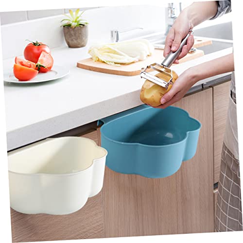 Papelera colgante de cocina 3 piezas color rosa miniatura 5