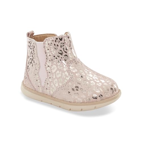 Stride Rite SRT Lena Fashion Boot, Pink, 7.5 US Unisex Little Kid