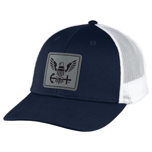 7.62 Design U.S.Navy Eagle Logo Patch Trucker Cap Navy/White