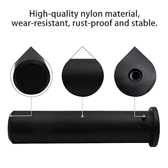 LFJ Nylon Olympic Adapter Sleeve Converts 1 Standard Weight Plate Posts to 2 Olympic Weight Posts
