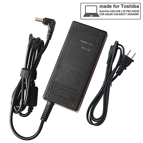 Futurebatt AC Adapter Laptop Charger for Toshiba Satellite C55 C50 C55D C655 C655D C850 C855 C855D L755 L655 L745 L775 L855 L505 L55 S55 P50 P50T P755 A665 A505 A205 A105 Notebook Power Supply Cord