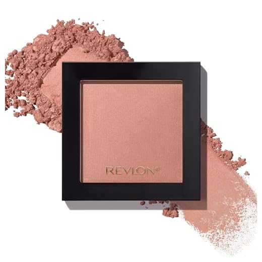 Blush by Revlon, Powder Blush Face Makeup, High Impact Buildable Color, Lightweight & Smooth Finish, 006 Naughty Nude, 0.17 Oz