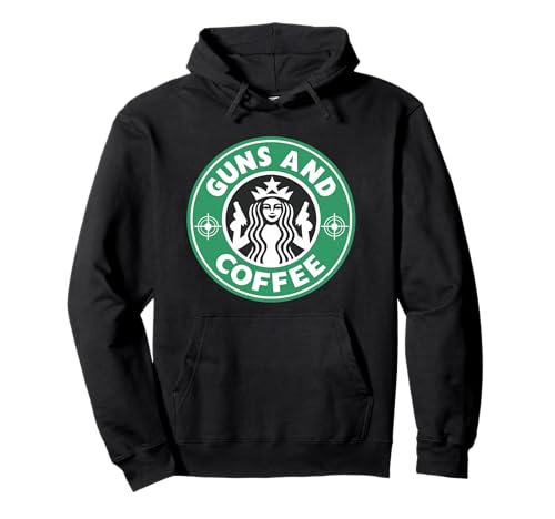 Guns and Coffee - Guns Ammo & America Clothing Co Sweat à Capuche