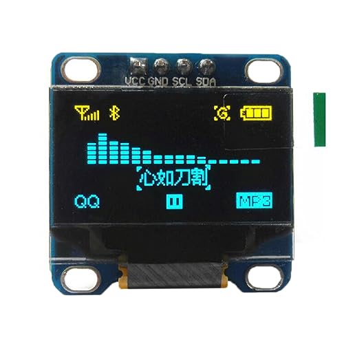 0.96 Inch Yellow and Blue I2C IIC Serial 128X64 OLED Display Module for Arduino