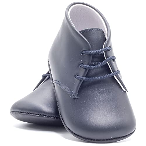 Boni & Sidonie - Boni Charles - Chausson cuir bébé - Bleu Marine - 20 Cover