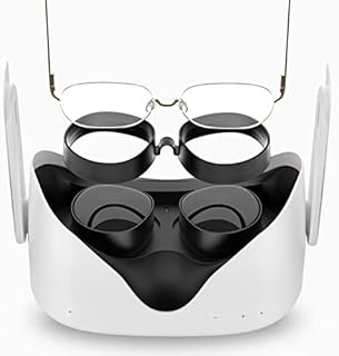 SUPERUS Lens Protector Compatible with Oculus/Meta Quest 2, Glasses Spacer - Anti-scratch VR Accessories to Prevent Your Glasses from Scratching VR Lenses (Black)