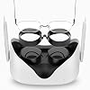 SUPERUS VR Linsenschutz Kompatibel mit Oculus/Meta Quest 2 Brillenträger – Silikon Brille Abstandshalter VR-Zubehör Schützt VR-Objektive vor Kratzern auf der Brille (Schwarz)