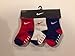 Nike Infant Toddler Baby Socks, 3 PAIRS, White/Blue/Red, Size 6-12 Months