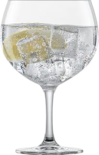 Schott Zwiesel Zestaw szklanek do ginu Tonic Bar Special 4 sztuki ze szkła w kolorze kryształowym, wymiary: 11,6 cm x 11,6 cm x 17,8 cm, 130002