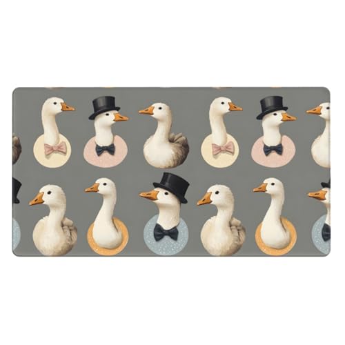 Grand tapis de souris de jeu oie pour clavier PC portable