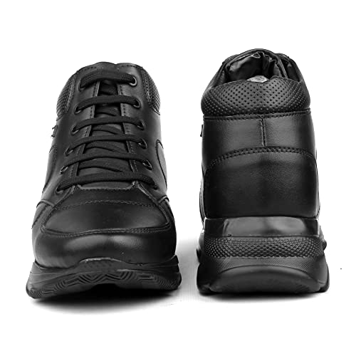 Image of YUVRATO BAXI 3 Inch Hidden Height Increasing Casual Outdoor Sneakers Boots.Height Elevator Boots