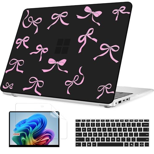 B BELK Case for Microsoft Surface Laptop 15 inch Touchscreen, Pink Bow