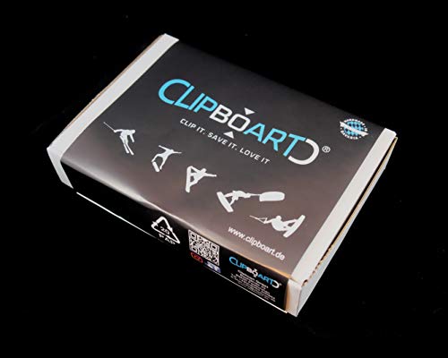 Clipboart® - Supporto da parete per due racchette