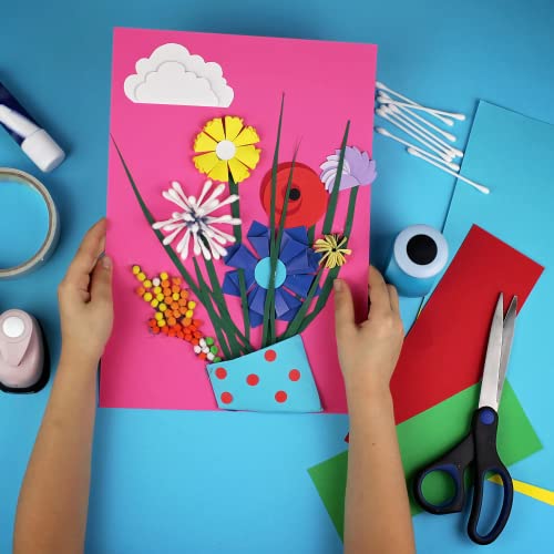 Paper Accents Variety Pack 8.5" X 11" 72Pc 65 Lb Essential Colored Cardstock Paper, 4 Sheets Each Of 18 Colors Include: White, Black And Shades Of Brown, Purple, Blue, Green, Yellow, And Red. #TOP5