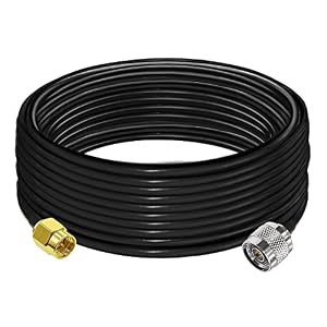 TUOLNK – TUOLNK SMA auf N Typ Kabel RG58 32.8ft (10M) Low Loss Hochfr