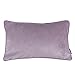 McAlister Textiles Matter Samt | Kissenbezug für Sofakissen in Flieder Lila | 60 x 40cm | erhältlich in 25 Farben | griffester Samt edel paspeliert | Kissenhülle für Samtkissen
