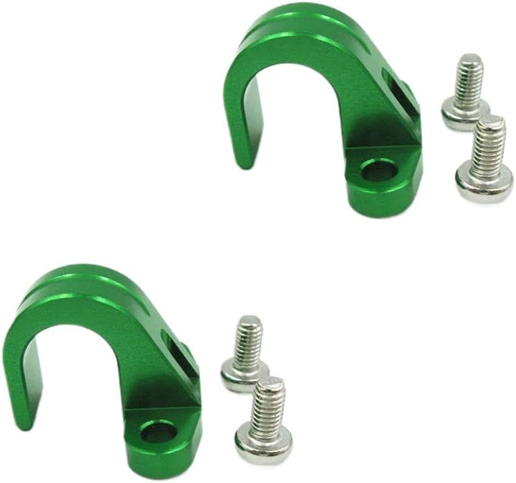 2X MTB Bike Bicycle Frame U Buckle Brake Hose Tube Shifter Guide Button Fixed Tubing Clips Compatible with Standard Housing Cables