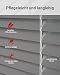 Ventanara® Jalousie Aluminium Silber inklusive Montagematerial mit und ohne Bohren 160 x 160 cm