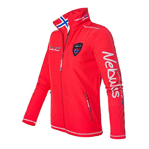 Nebulus High End Softshell Felljacke Styler - Chaqueta de esquí para Mujer, Color Rojo, Talla M