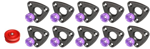 10 soportes tipo 3 de fijación de botones + 1 herramienta de marcador