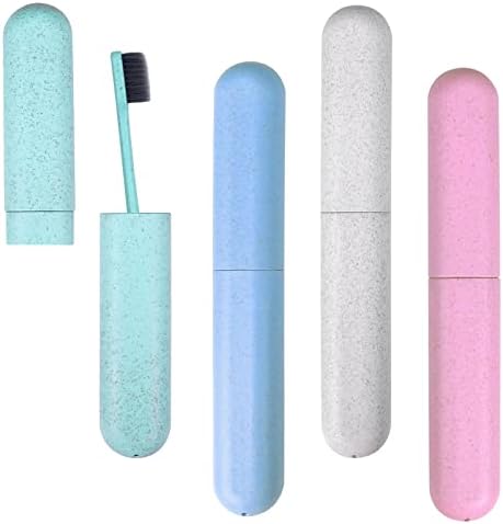 Hooqict 4 Pack Travel Toothbrush...