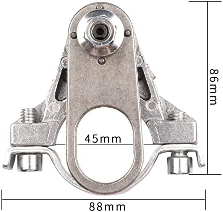 Miniatura 5 de Nuevo 3.937 in4.528 in4.921 in Conversión de amoladora angular Adaptador de cabeza universal M10M14 Rosca Pulido Oscilante Herramientas Eléctricas