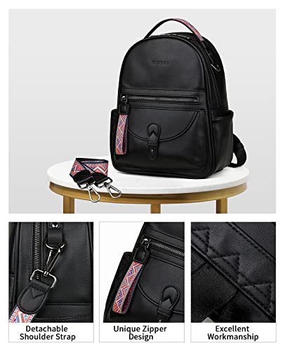 Fadeon Mini Backpack Purse For Women, Designer Leather Cute Roomly Small Backpacks, Ladies Shoulder Backpack Fashion Handbag thumb #4