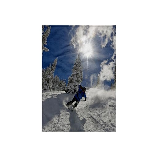 3dRose 15x22 Hand Towel - Wasatch Backcountry Skiing, Wasatch Mountains,