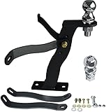 Sulythw Lawn Mower Hitch, Heavy Duty Lawn Mower Trailer Towing Hitch, Riding Mower Trailer ATV...