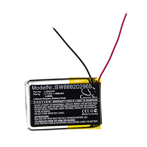  vhbw batteria compatibile con Altec Lansing Mini H2O 2, 3 casse, altoparlanti, speaker (400mAh, 3,7V, Li-Poly)