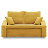 Das Sofa Dorma ist ein modernes und stilvolles Möbelstück, das für Menschen entworfen wurde, die Wert auf Komfort und Funktionalität legen. Das Sofa ist mit einem Cordstoff bezogen, der ihm ein elegantes Aussehen und eine weiche Oberfläche verleiht.