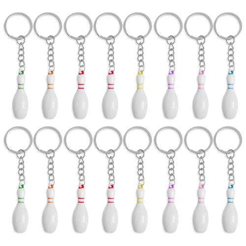 Taschia Di Bowling Da 16 Pezzi, Personalità Creativa, Ornamenti Di Borsa Alla Moda, Universali Per Uomini E Donne, Mini Regali Carini.