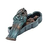 Yaoliucp 1PC Aquarium Decoration Egyptian King Tutankhamun Pharaoh Sarcophagus Coffin with Mummy Figurine Set Fish Tank Ornament Tombstone Historical Sculpture, Fish Tank Decorations